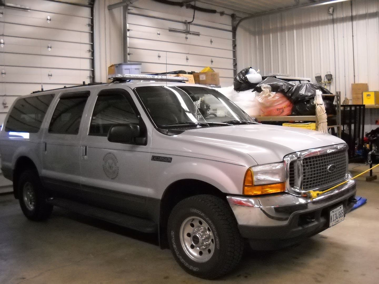 Emergency Management SUV in Garage
